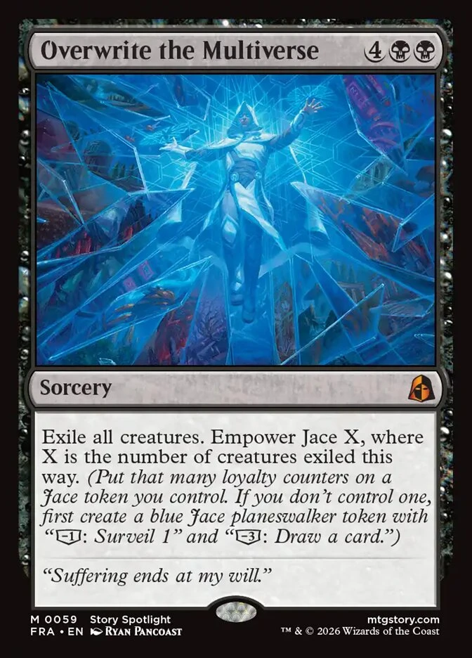 Overwrite the Multiverse