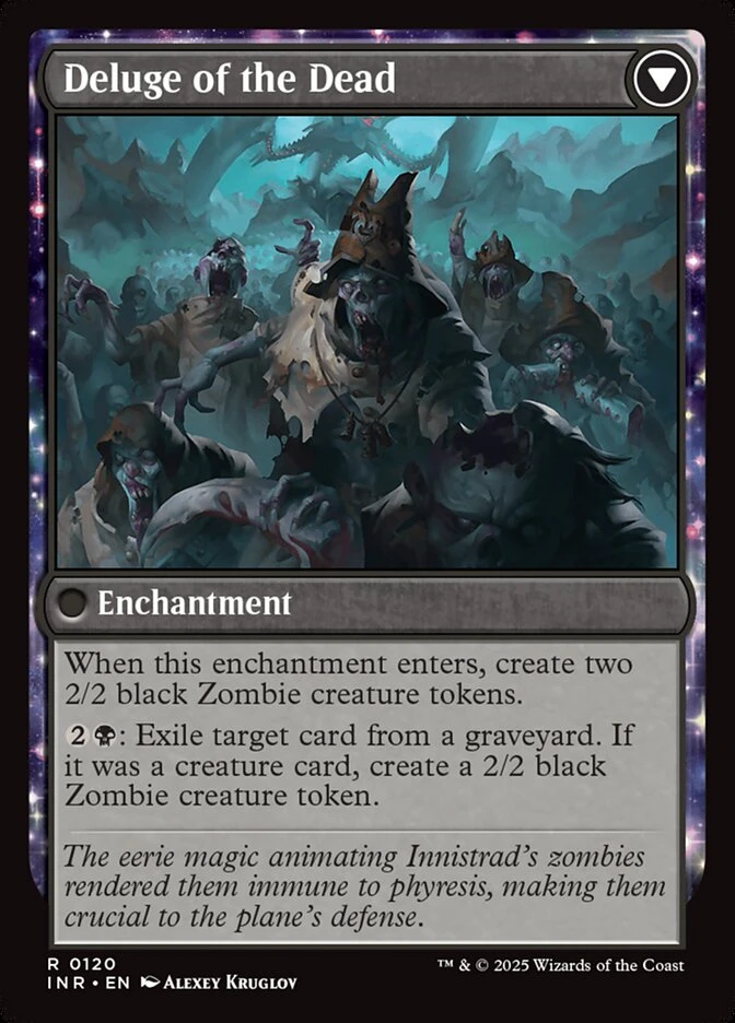 Invasion of Innistrad // Deluge of the Dead — other side
