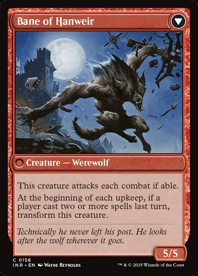 Hanweir Watchkeep // Bane of Hanweir — other side