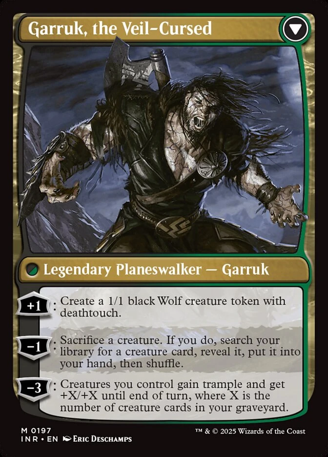 Garruk Relentless // Garruk, the Veil-Cursed — other side