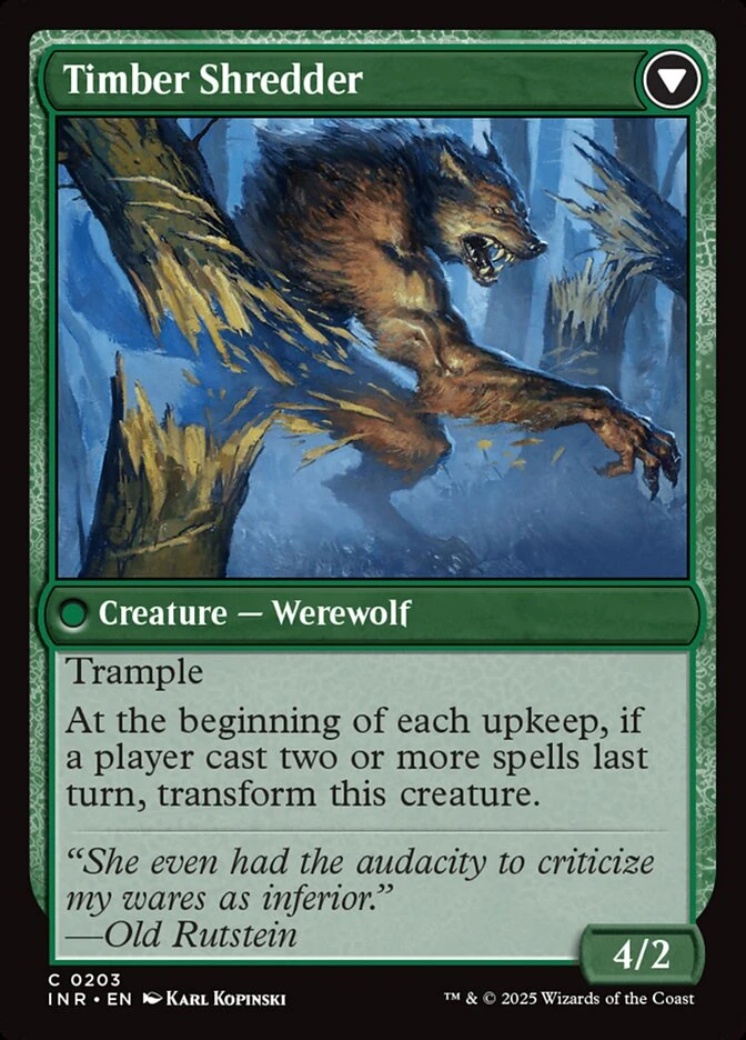 Hinterland Logger // Timber Shredder — other side