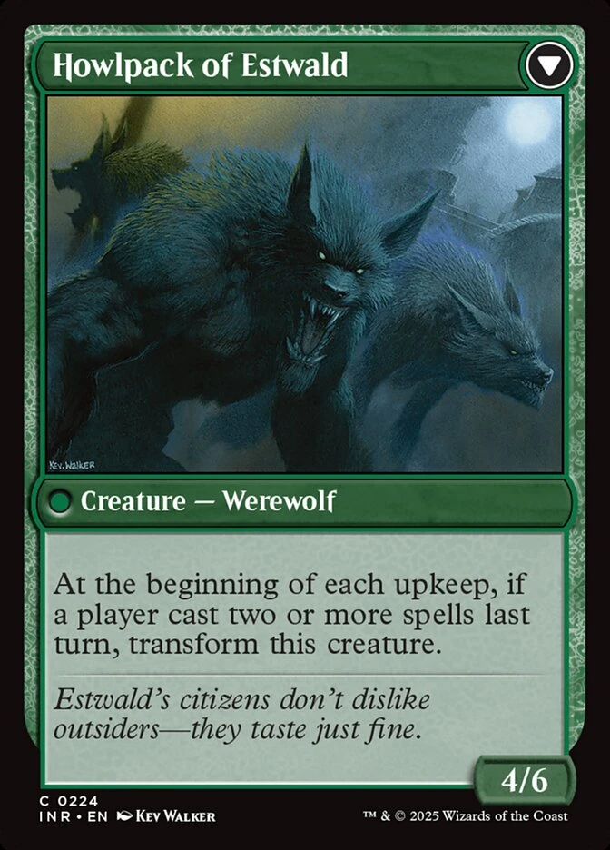 Villagers of Estwald // Howlpack of Estwald — other side
