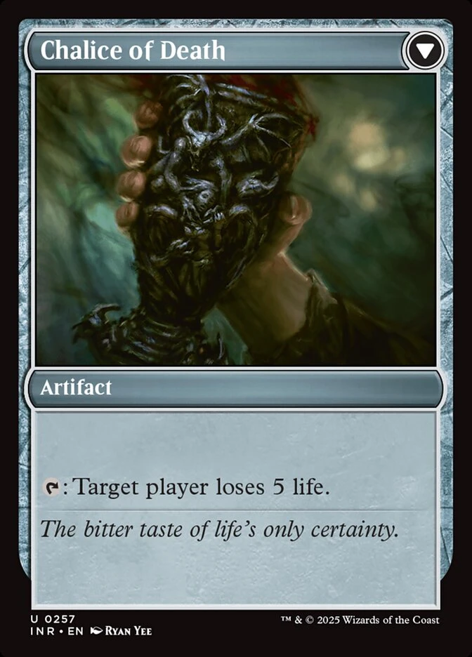 Chalice of Life // Chalice of Death — other side