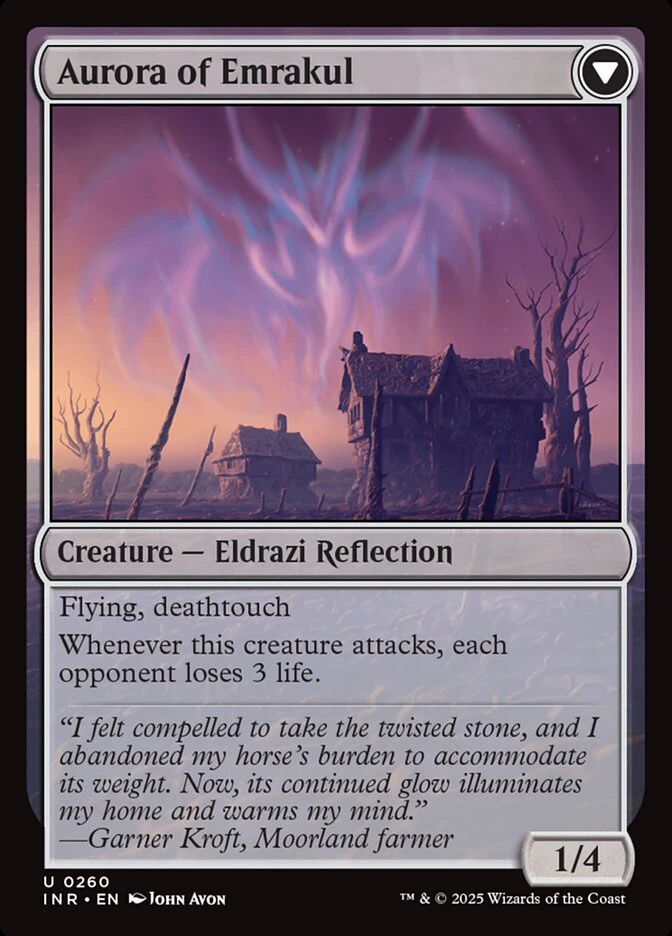 Cryptolith Fragment // Aurora of Emrakul — other side