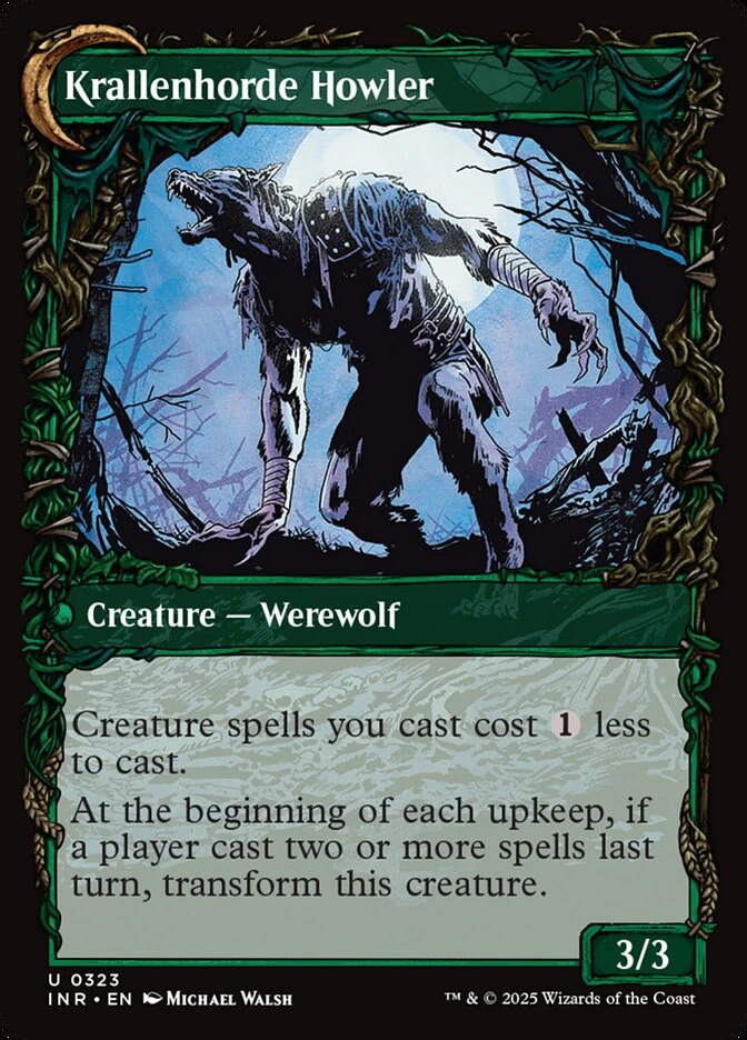 Duskwatch Recruiter // Krallenhorde Howler — other side