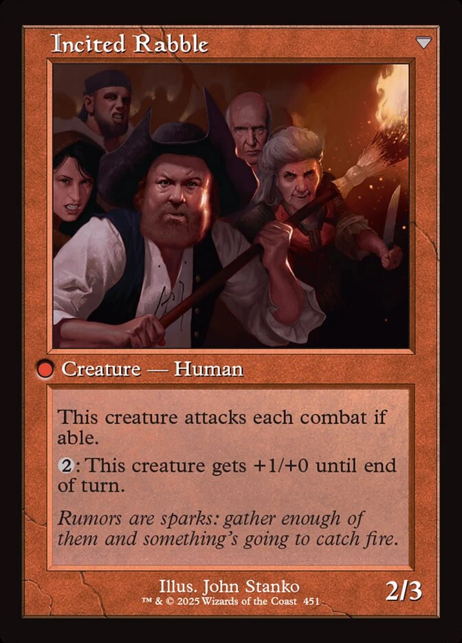Town Gossipmonger // Incited Rabble — other side