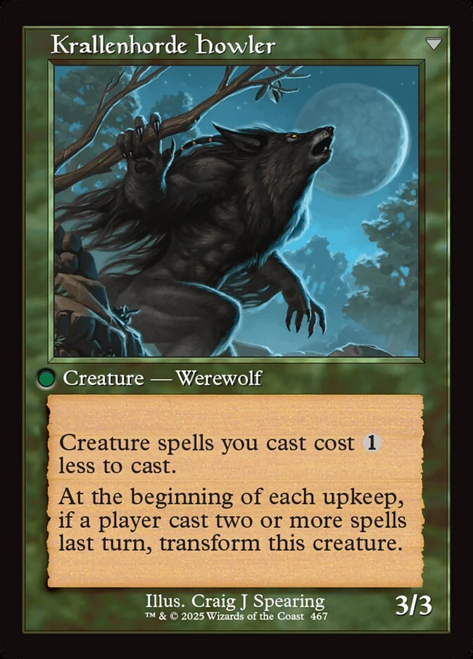 Duskwatch Recruiter // Krallenhorde Howler — other side