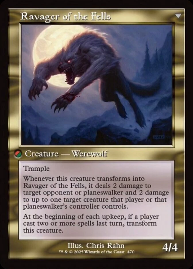 Huntmaster of the Fells // Ravager of the Fells — other side