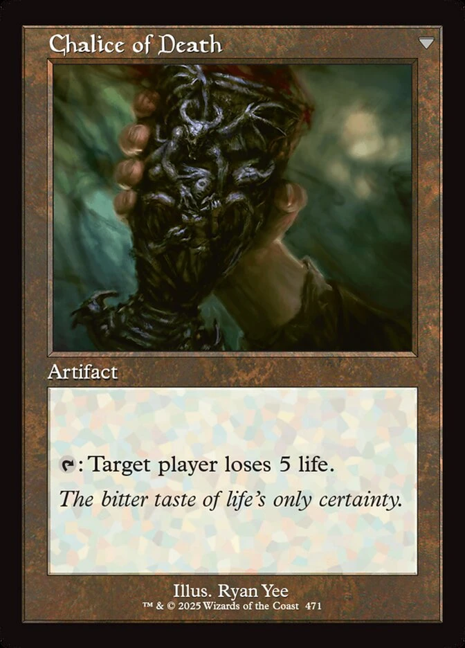 Chalice of Life // Chalice of Death — other side