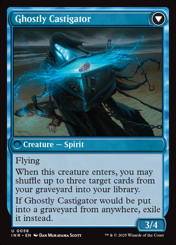 Covetous Castaway // Ghostly Castigator — other side