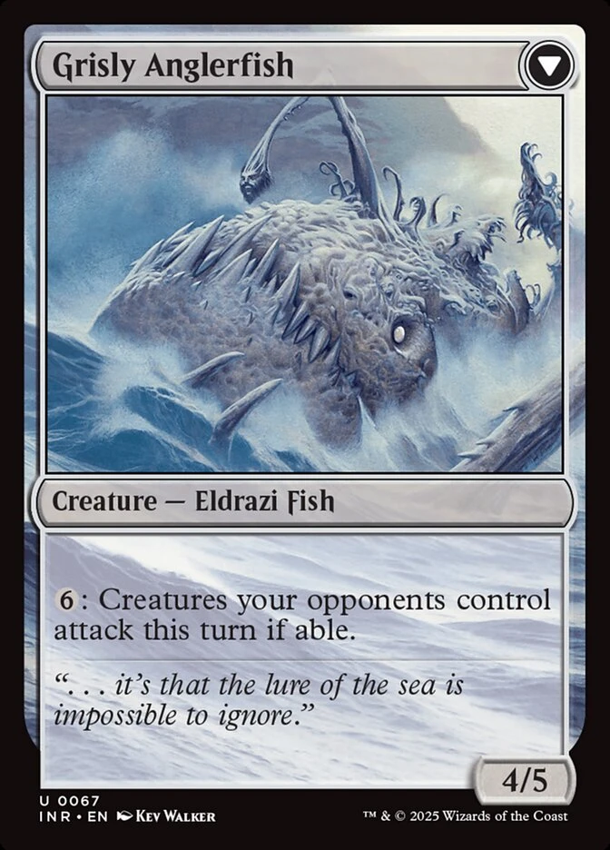 Grizzled Angler // Grisly Anglerfish — other side