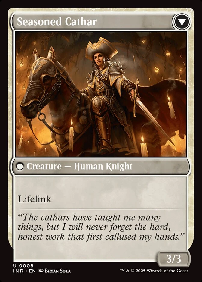 Ambitious Farmhand // Seasoned Cathar — other side