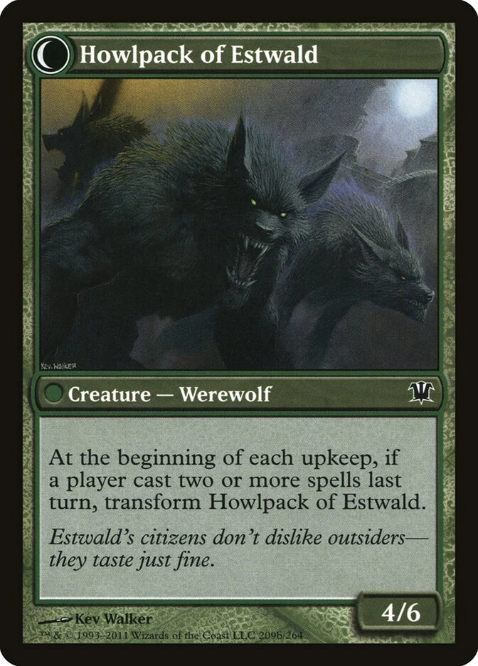 Villagers of Estwald // Howlpack of Estwald — other side