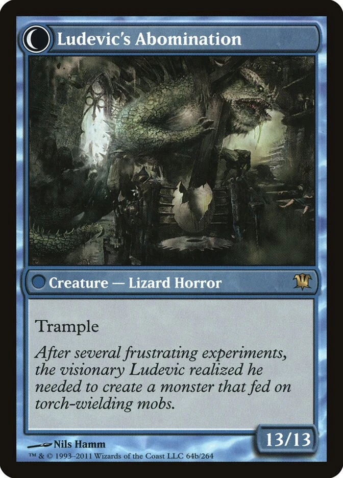 Ludevic's Test Subject // Ludevic's Abomination — other side