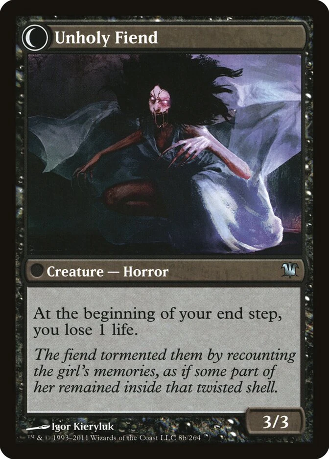Cloistered Youth // Unholy Fiend — other side