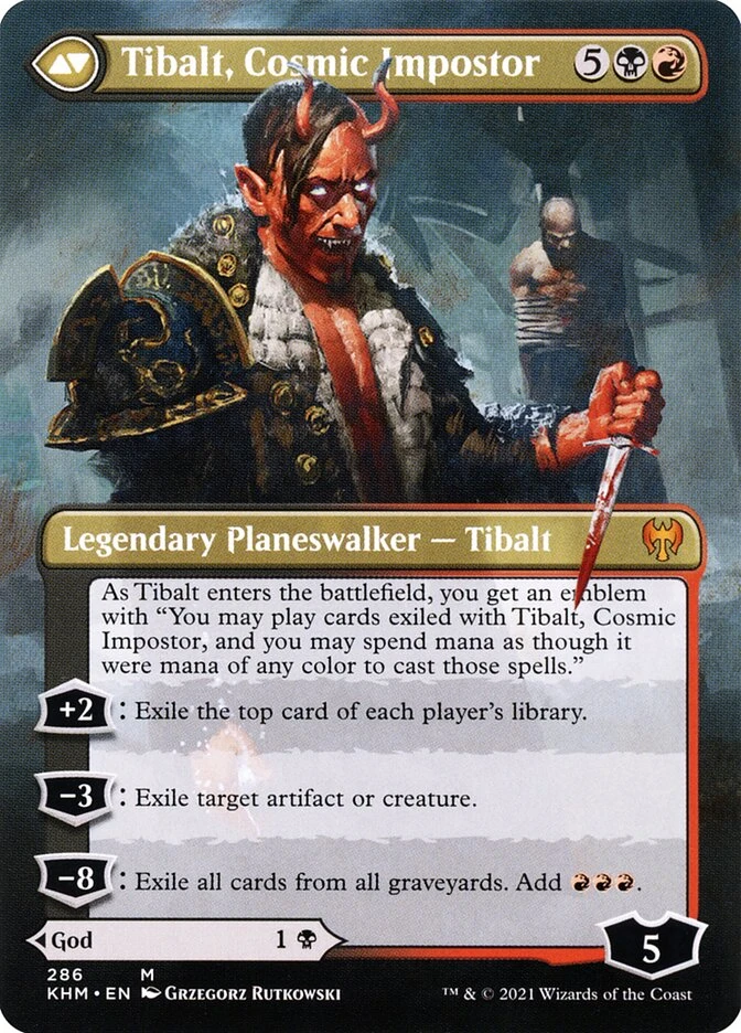 Valki, God of Lies // Tibalt, Cosmic Impostor — other side