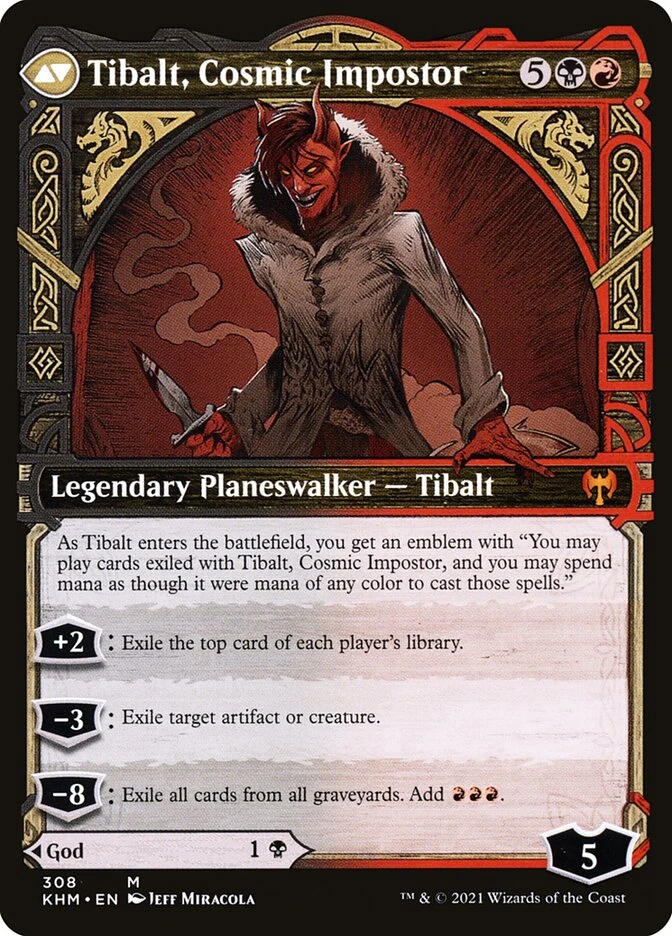 Valki, God of Lies // Tibalt, Cosmic Impostor — other side