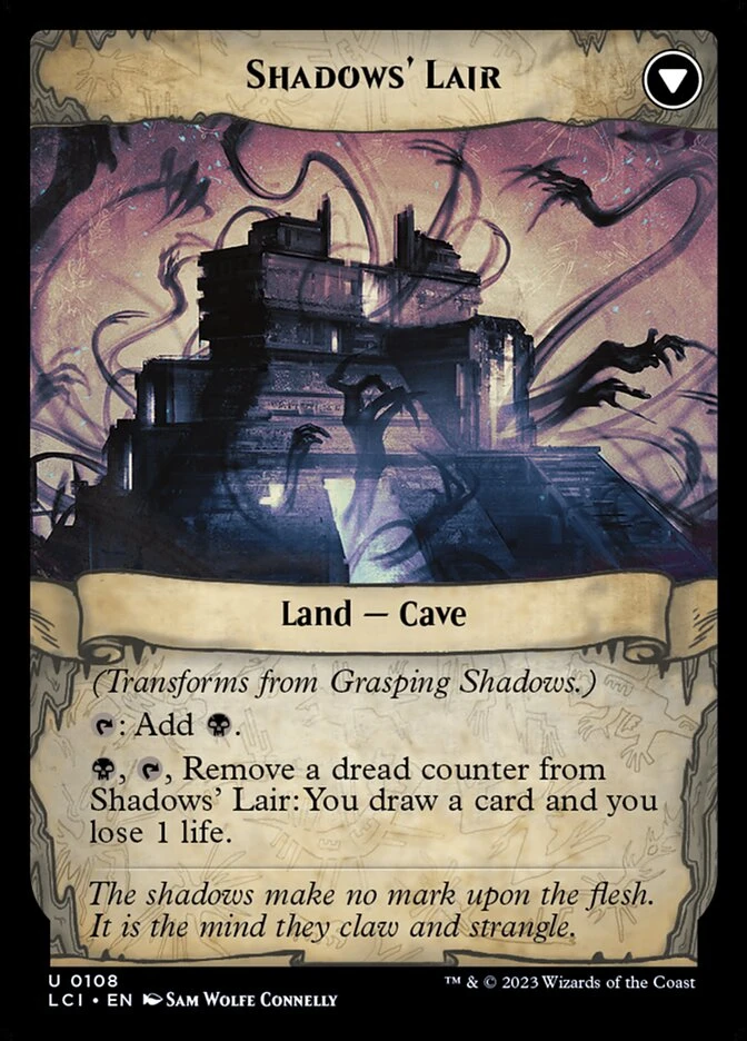 Grasping Shadows // Shadows' Lair — other side