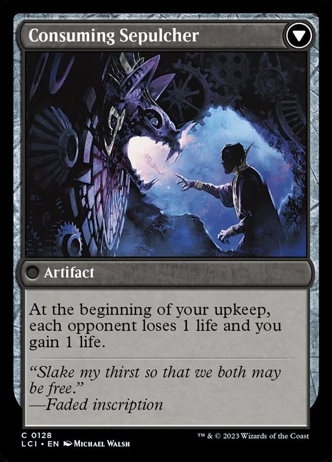 Tithing Blade // Consuming Sepulcher — other side