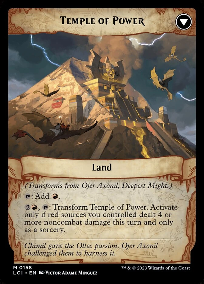 Ojer Axonil, Deepest Might // Temple of Power — other side