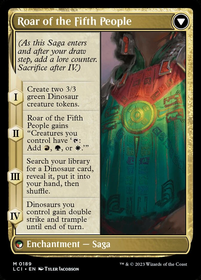 Huatli, Poet of Unity // Roar of the Fifth People — other side