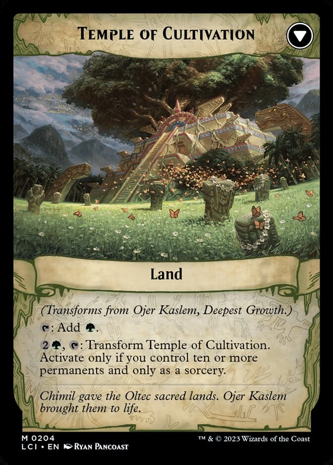 Ojer Kaslem, Deepest Growth // Temple of Cultivation — other side
