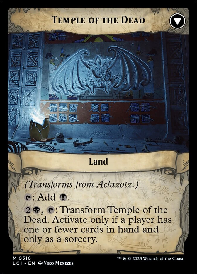 Aclazotz, Deepest Betrayal // Temple of the Dead — other side