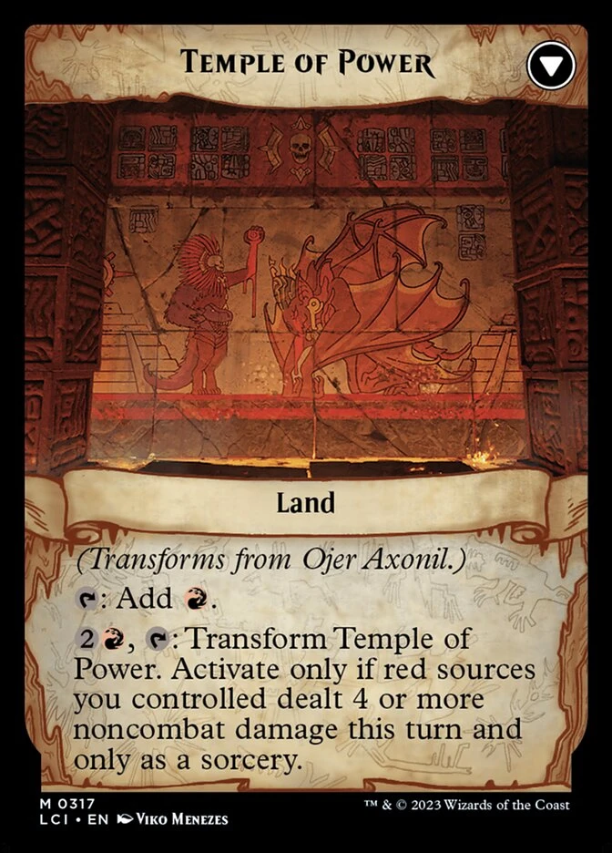 Ojer Axonil, Deepest Might // Temple of Power — other side