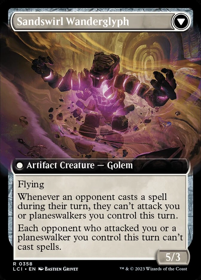 Unstable Glyphbridge // Sandswirl Wanderglyph — other side