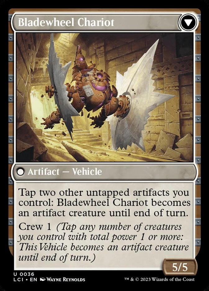 Spring-Loaded Sawblades // Bladewheel Chariot — other side