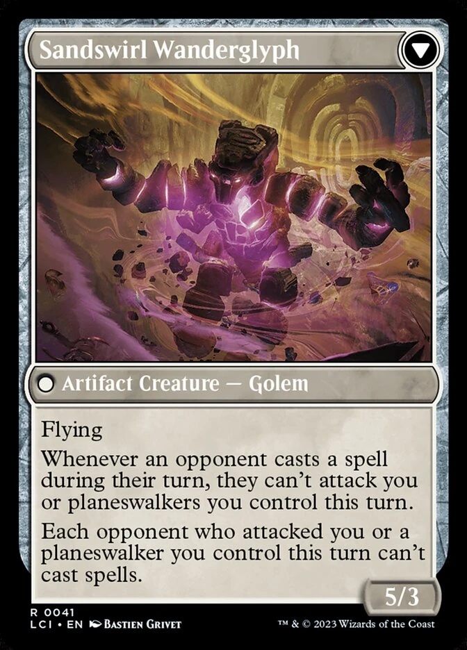 Unstable Glyphbridge // Sandswirl Wanderglyph — other side