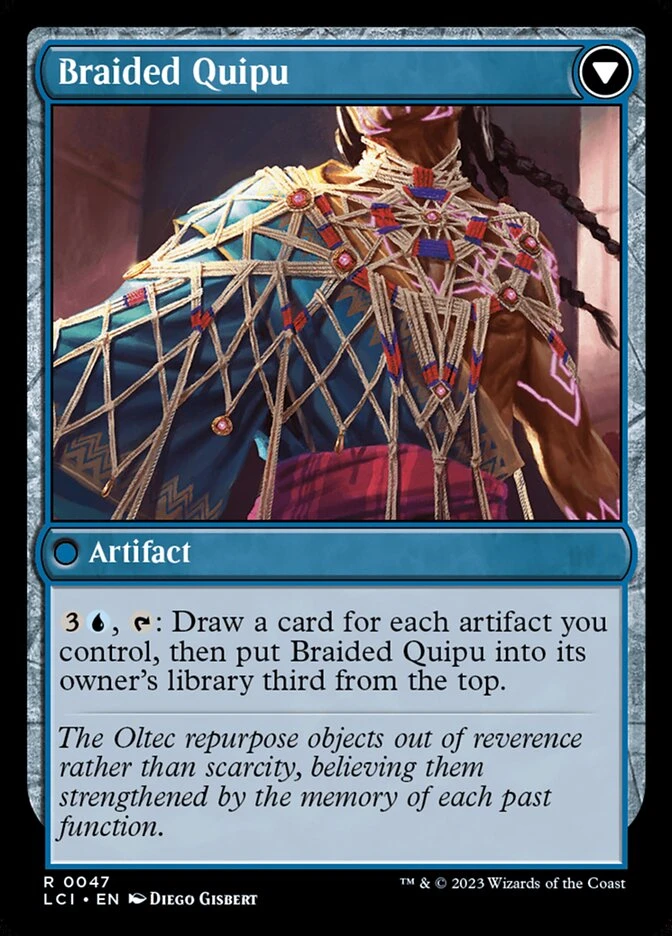 Braided Net // Braided Quipu — other side