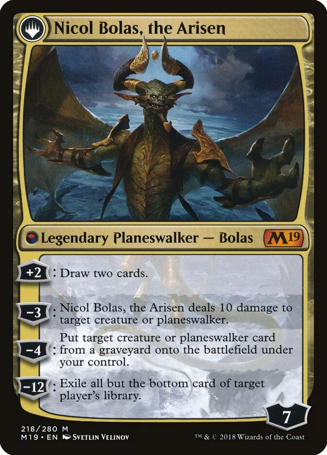 Nicol Bolas, the Ravager // Nicol Bolas, the Arisen — other side
