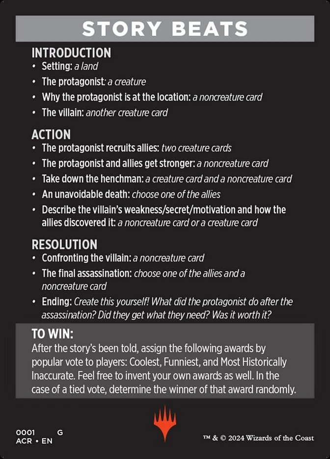 Into the Story: Assassin Edition // Story Beats — other side