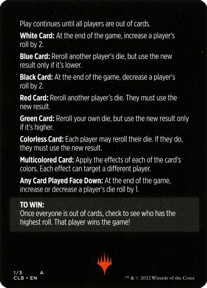Roll for Initiative // Roll for Initiative (cont'd) — other side