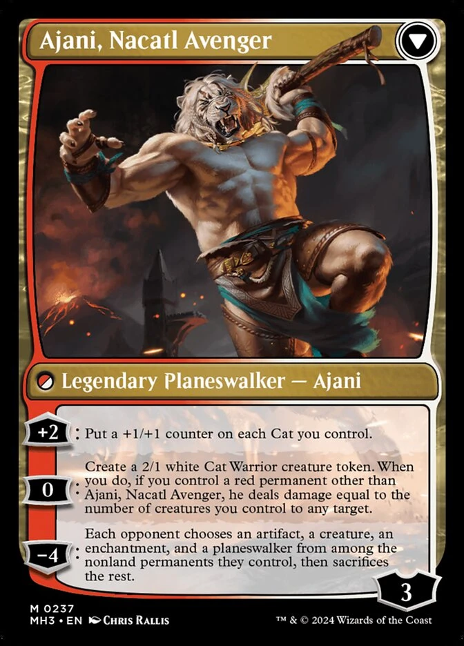 Ajani, Nacatl Pariah // Ajani, Nacatl Avenger — other side