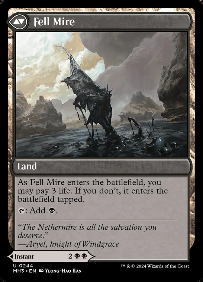 Fell the Profane // Fell Mire — other side