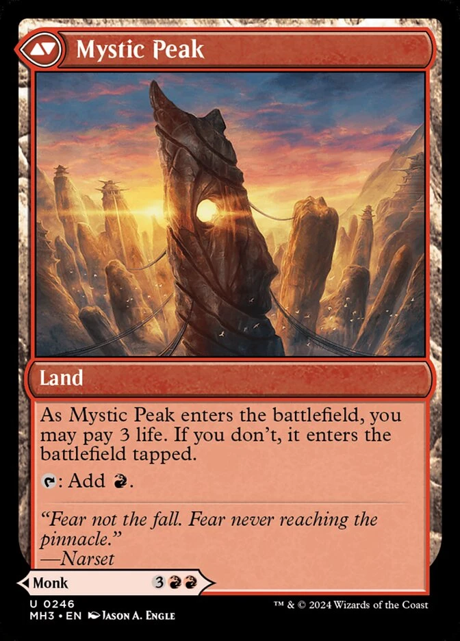 Pinnacle Monk // Mystic Peak — other side