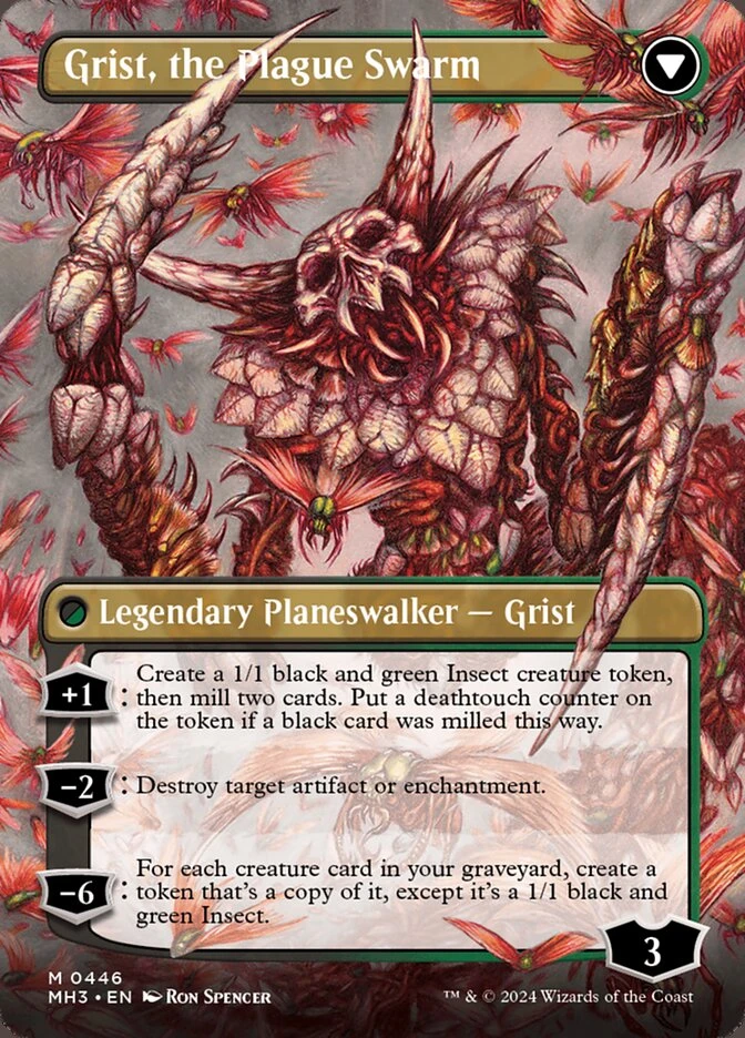 Grist, Voracious Larva // Grist, the Plague Swarm — other side