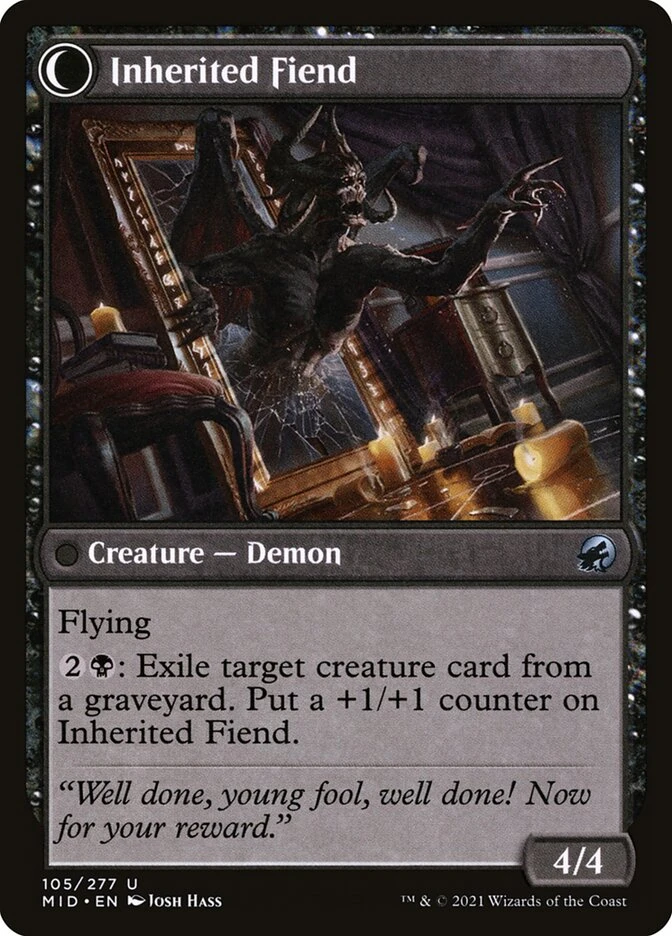 Heirloom Mirror // Inherited Fiend — other side