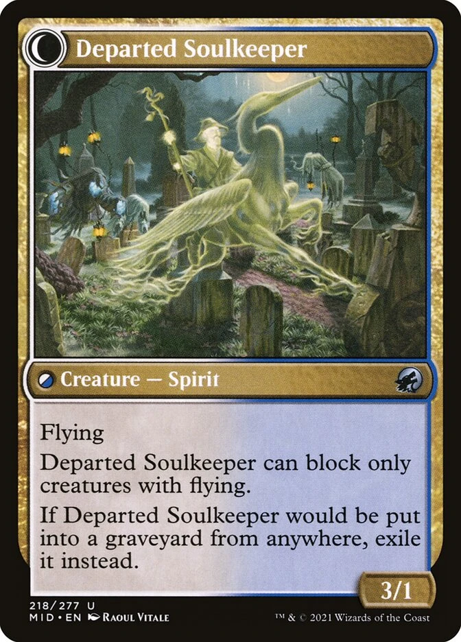 Devoted Grafkeeper // Departed Soulkeeper — other side