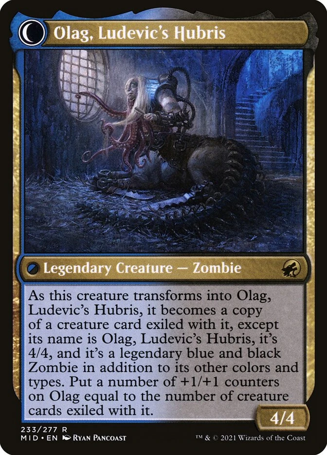 Ludevic, Necrogenius // Olag, Ludevic's Hubris — other side