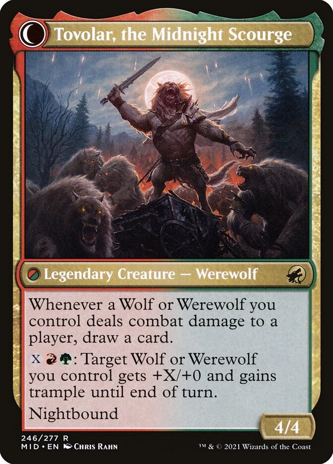Tovolar, Dire Overlord // Tovolar, the Midnight Scourge — other side