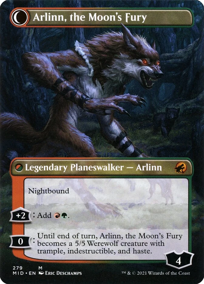 Arlinn, the Pack's Hope // Arlinn, the Moon's Fury — other side