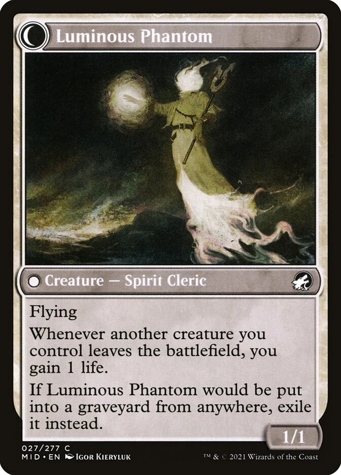 Lunarch Veteran // Luminous Phantom — other side