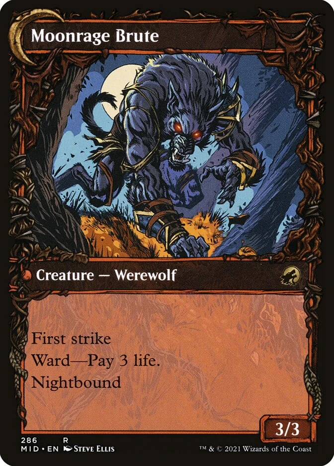 Brutal Cathar // Moonrage Brute — other side