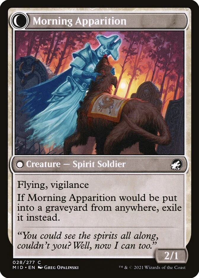 Mourning Patrol // Morning Apparition — other side