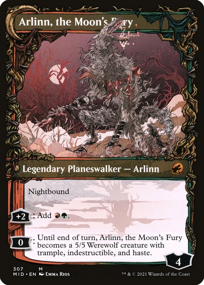 Arlinn, the Pack's Hope // Arlinn, the Moon's Fury — other side