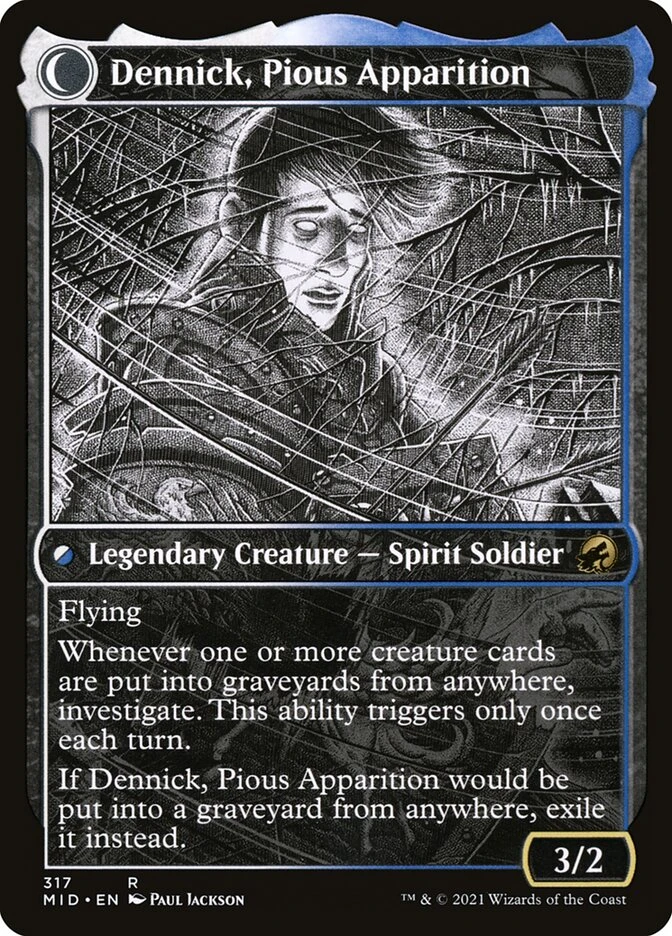 Dennick, Pious Apprentice // Dennick, Pious Apparition — other side