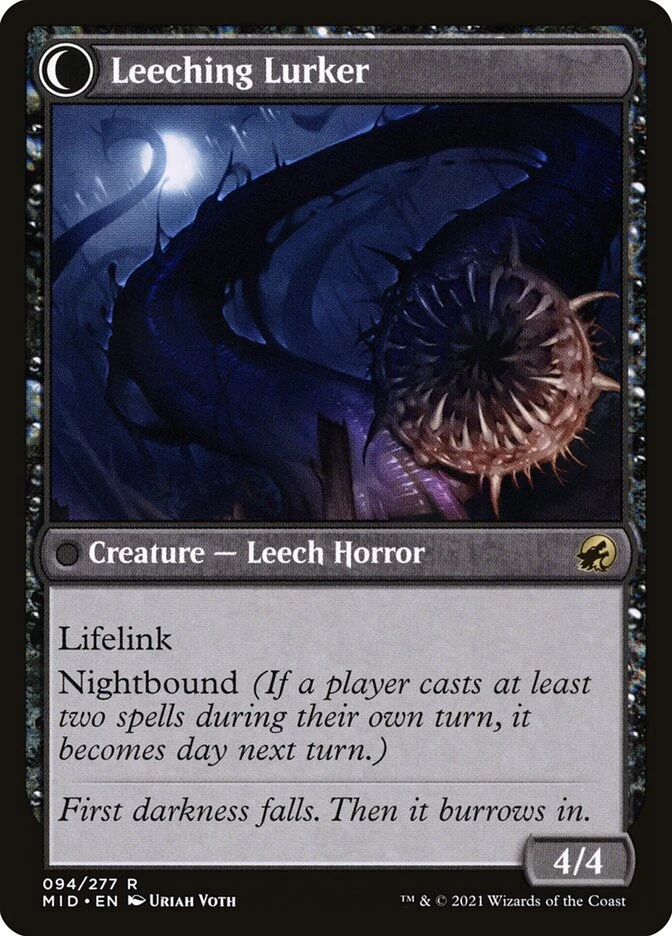 Curse of Leeches // Leeching Lurker — other side